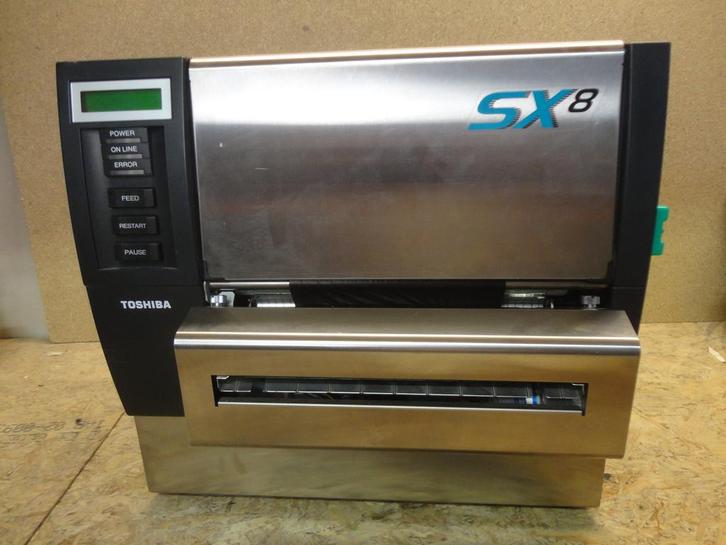 TOSHIBA TEC B-SX8T Thermal Barcode / Label Printer With, Computers en Software, Printers, Thermo-printer, Gebruikt, Printer, Ophalen of Verzenden