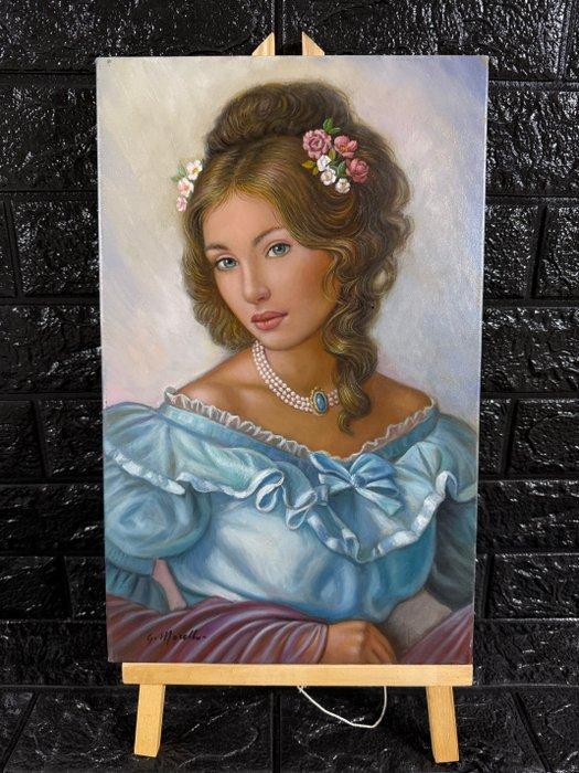 G. Morello (XX-XXI) - Bellezza neoclassica, Antiek en Kunst, Kunst | Schilderijen | Klassiek