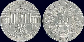 Austria 50 schilling 1968- 50th anniversary of the republ... beschikbaar voor biedingen