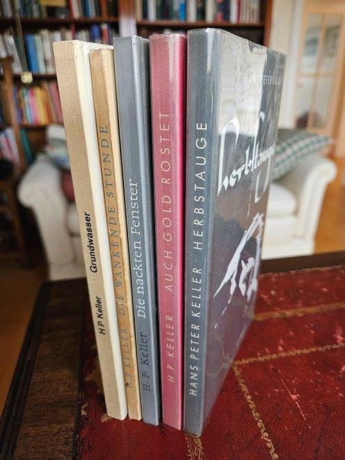 Hans Peter Keller - 5 Gedichtbände signiert/Widmung:, Antiek en Kunst, Antiek | Boeken en Manuscripten