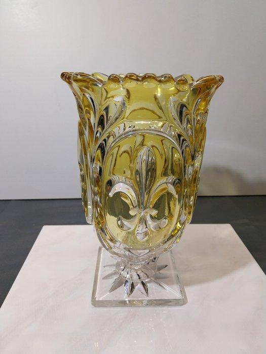 cristal de Bohème - Vaas - kristal fleur-de-lis - Kristal -, Antiek en Kunst, Curiosa en Brocante
