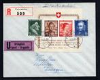 Zwitserland 1945 - Pro Juventute in blok op gelopen FDC -, Timbres & Monnaies, Timbres | Europe | Belgique