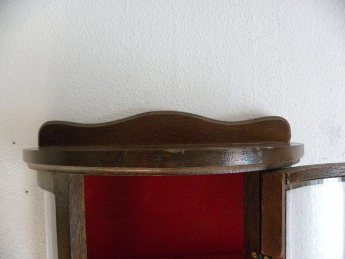 Kast - hout-glas - Vitrine-verzamelkast, Antiek en Kunst, Curiosa en Brocante