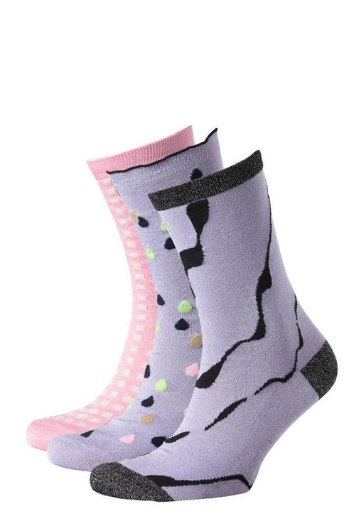 SELECTED FEMME sokken SLFIDA met all-over print - set van..., Handtassen en Accessoires, Uiterlijk | Parfum, Nieuw, Verzenden