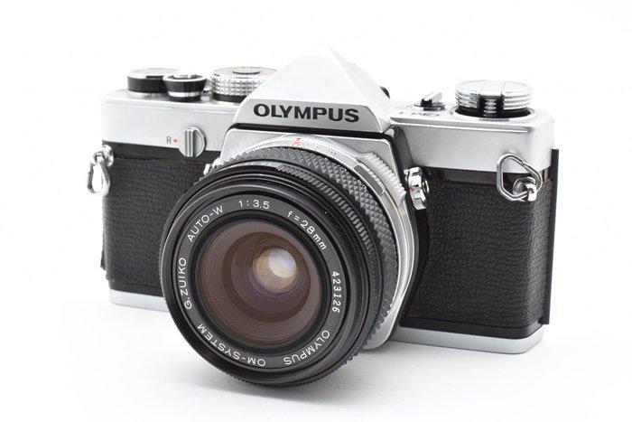 Olympus OM-1 chrome + G. Zuiko Auto-W 3.5/28mm | Single lens, Audio, Tv en Foto, Fotocamera's Analoog