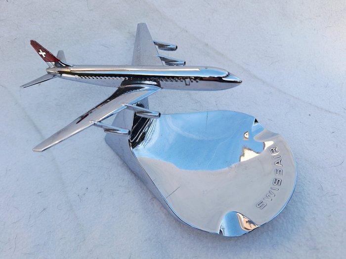 Buhler - Avion miniature - Swissair Douglas DC-8, Antiquités & Art, Antiquités | Assiettes décoratives & Carrelages