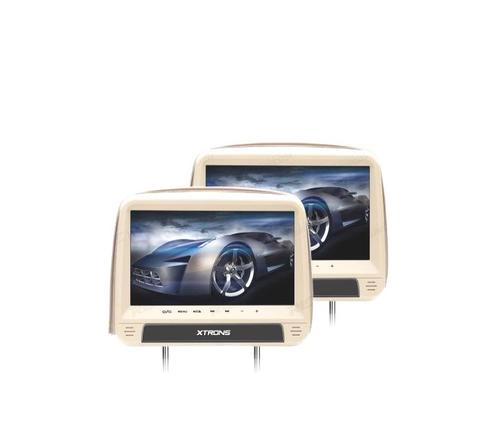 Appuie-Tête Multimedia 9  Beige, Auto diversen, Autoradio's, Verzenden