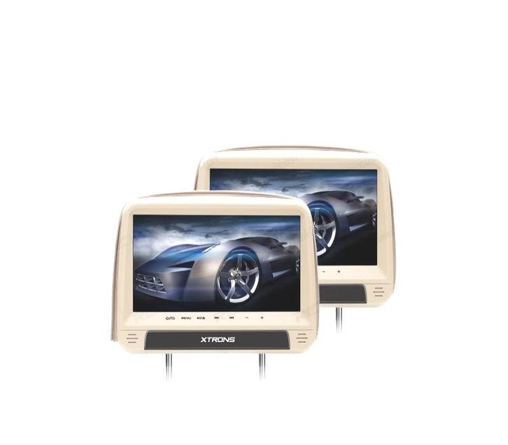 Appuie-Tête Multimedia 9  Beige, Auto diversen, Autoradio's, Verzenden