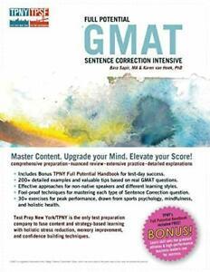 Full Potential GMAT Sentence Correction Intensive. Sapir,, Livres, Livres Autre, Envoi