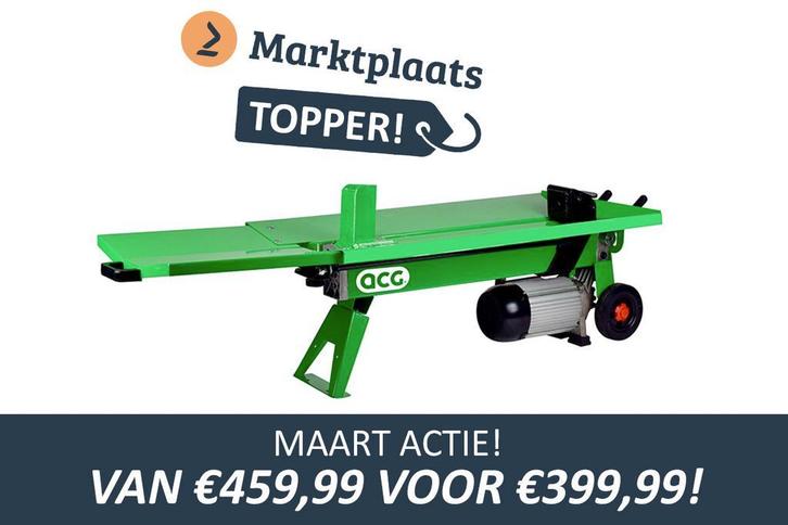 ACTIE! Houtkliever 7 ton 230V kliefmachine Liggende klover, Tuin en Terras, Kloofmachines, Elektrisch, Nieuw, Liggend, Ophalen of Verzenden