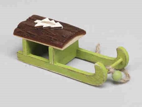 Houten Slee Groen 4x10 cm per stuk, Huis en Inrichting, Woonaccessoires | Kunstplanten en Kunstbloemen, Nieuw