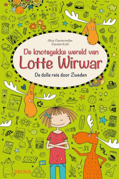 Lotte Wirwar  -   De dolle reis door Zweden 9789044745726, Livres, Livres pour enfants | Jeunesse | 10 à 12 ans, Envoi