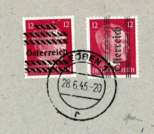 Autriche 1945 - Autriche - édition locale de Leoben - Brief, Postzegels en Munten, Postzegels | Europa | Oostenrijk