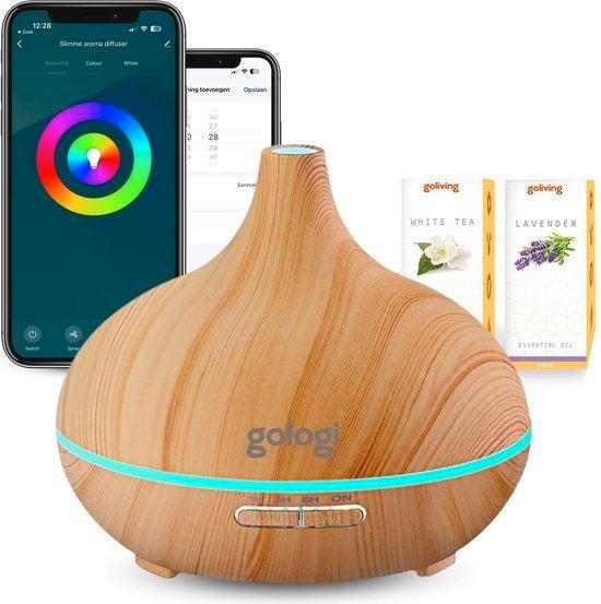 2dekans | Gologi Slimme Aroma Diffuser - 550ML -, Elektronische apparatuur, Luchtbehandelingsapparatuur, Ophalen of Verzenden