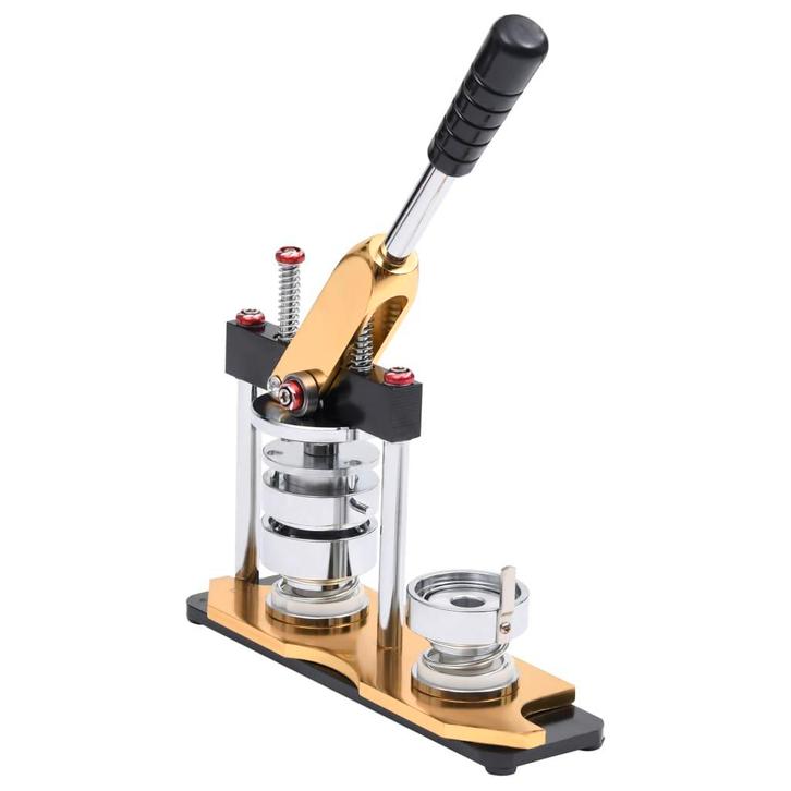 vidaXL Buttonmachine met cirkelsnijder draaipunch 25 mm, Hobby en Vrije tijd, Overige Hobby en Vrije tijd, Nieuw, Verzenden