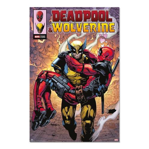 Deadpool & Wolverine Love Poster 61 x 91.5 cm, Verzamelen, Film en Tv, Ophalen of Verzenden