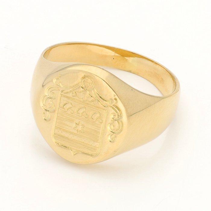 Ring - 18 karaat Geel goud, Handtassen en Accessoires, Ringen