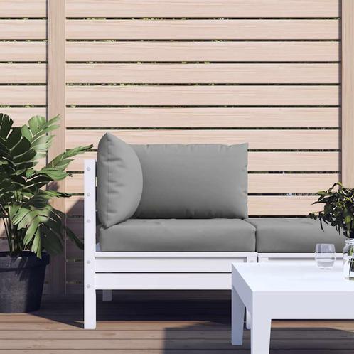 vidaXL Palletkussens 3 st oxford stof grijs, Huis en Inrichting, Woonaccessoires | Kussens, Nieuw, Verzenden