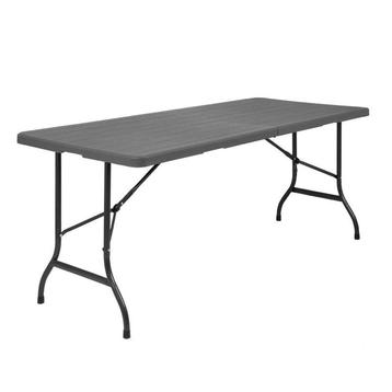 Inklapbare Buffettafel | Kunststof/Staal | Grijs |, Verzenden