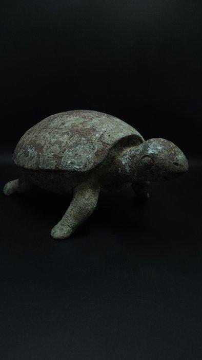 prachtige schildpad - Dogon - Mali (Zonder Minimumprijs), Antiek en Kunst, Kunst | Niet-Westerse kunst