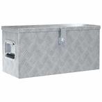 vidaXL Aluminium kist 61,5x26,5x30 cm zilverkleurig, Doe-het-zelf en Bouw, Verzenden, Nieuw