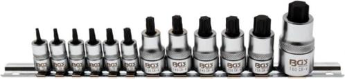 Bgs Technic Bit doppenset, extra kort Torx T8 - T60 12 delig, Auto diversen, Autogereedschap, Verzenden