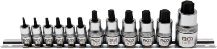 Bgs Technic Bit doppenset, extra kort Torx T8 - T60 12 delig, Autos : Divers, Outils de voiture, Envoi