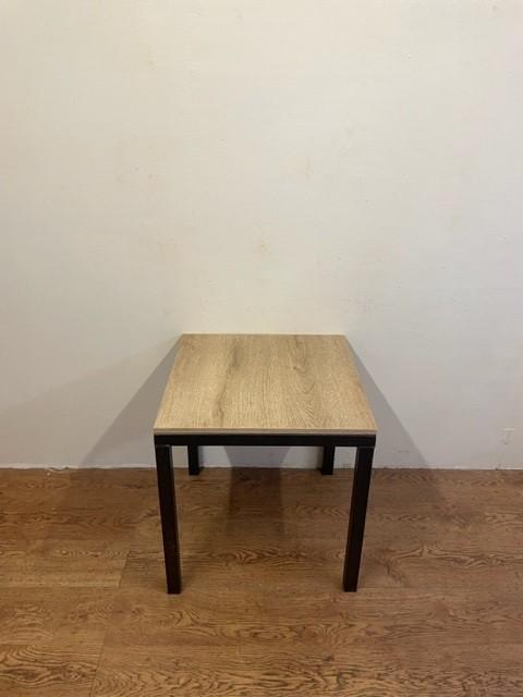 Gebruikte Retro Tafel (60x60cm) - T1382- Vintage/Café, Huis en Inrichting, Tafels | Eettafels, Ophalen