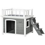 Hondenhuis - LuxeHonden - Balkon - Stappen - Lichtgrijs, Ophalen of Verzenden, Nieuw