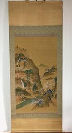 Landscape / Japanese Vintage Hanging Scroll KAKEJIKU / Silk