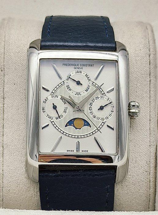Frédérique Constant - Classics Carree Calendar Moonphase -, Handtassen en Accessoires, Horloges | Heren