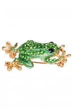 Broche Kikker 5X4Cm, Verzenden, Nieuw