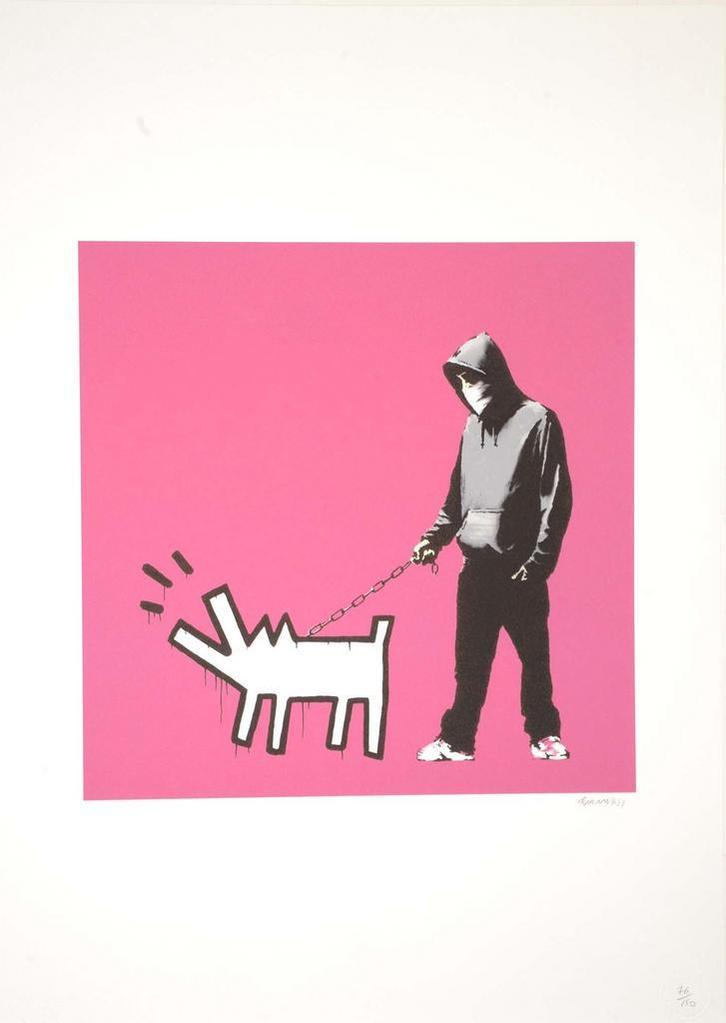 Banksy – Choose your Weapon – (Na-editie, POW-editie), Antiek en Kunst, Kunst | Litho's en Zeefdrukken
