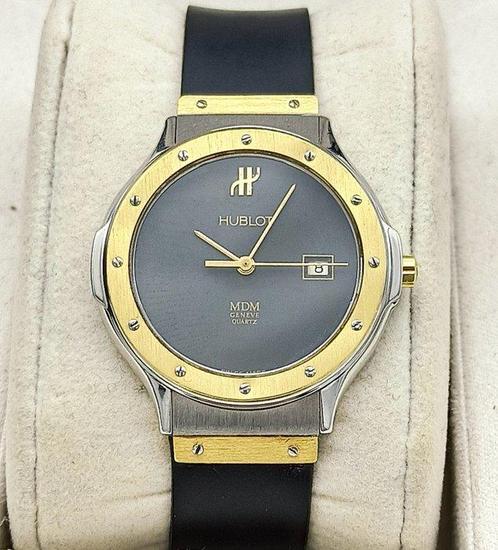 Hublot - Classic MDM Date Two Tone - Zonder Minimumprijs - S, Handtassen en Accessoires, Horloges | Heren