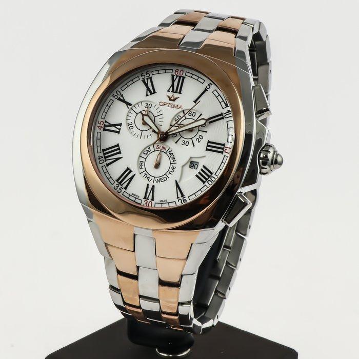 Optima - Swiss Chronograph - OSC292-SR-1 - Zonder, Handtassen en Accessoires, Horloges | Heren