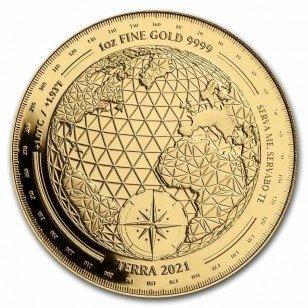Niue. 100 Dollars 2021 1 oz $100 NZD Niue Terra Proof-Like, Postzegels en Munten, Edelmetalen en Baren