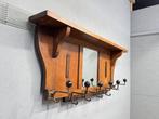 Amsterdamse School wandkapstok met spiegel - Porte-manteau -