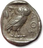 Attica, Athene. Tetradrachm 454-404 B.C. - great example,
