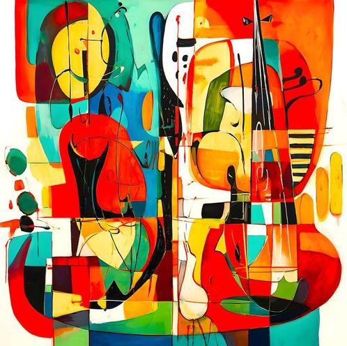 Marta Ellie (1985) - The Melodic Maze XXL, Antiek en Kunst, Kunst | Schilderijen | Modern