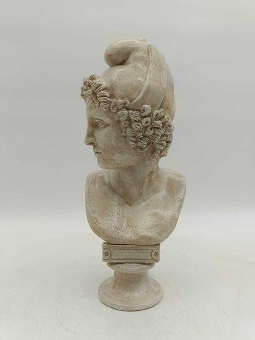 Sculpture, Busto di Paride re di Troia. - 35 cm - poussière, Antiek en Kunst, Antiek | Keramiek en Aardewerk