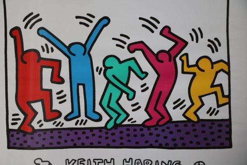 Keith Haring (1958-1990) - Vintage Keith Haring Dancing, Antiek en Kunst, Kunst | Tekeningen en Fotografie