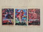 Bandai - 3 Card - One Piece - Luffy-Ace-Sabo - Sealed- Foil, Nieuw