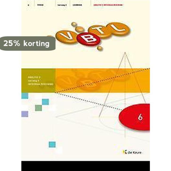 VBTL 6 - KathOndVla - leerboek analyse 3: integraalrekening, Boeken, Schoolboeken, Gelezen, Verzenden