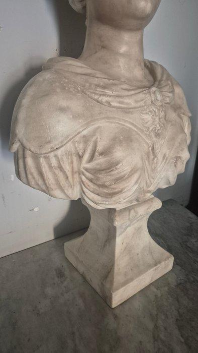 sculptuur, Nobildonna - 80 cm - Marmer, Antiek en Kunst, Antiek | Keramiek en Aardewerk