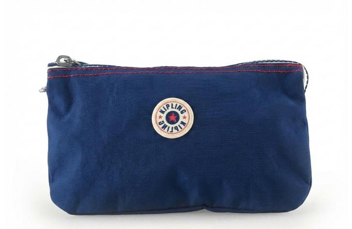 Kipling Etuis Blauw, Handtassen en Accessoires, Tassen | Rugtassen, 25 tot 40 cm, Zo goed als nieuw, Kipling, 30 tot 45 cm, Verzenden