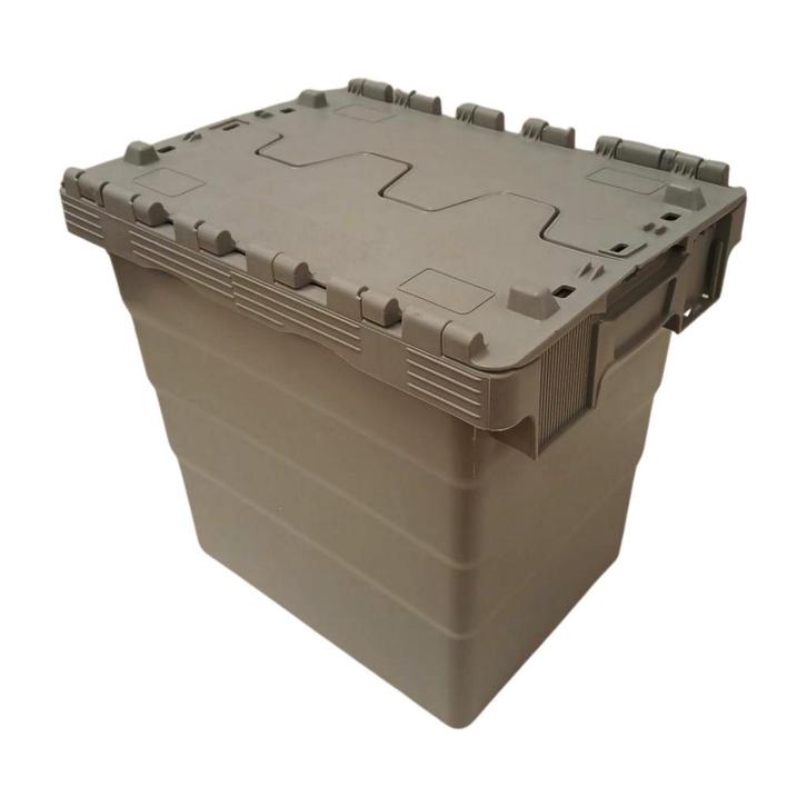 Distributiebak 400x300x360 mm Nestbaar Stapelbaar Grijs, Doe-het-zelf en Bouw, Kratten en Dozen, Ophalen of Verzenden