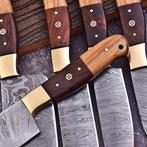 Couteau de cuisine - Chefs knife - Bois et bois dolivier,