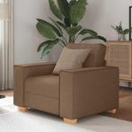 vidaXL Sofa Stoel Bruin 60 cm Stof, Verzenden, Nieuw