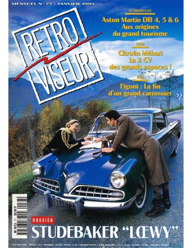 1995 RETROVISEUR MAGAZINE 76 FRANS, Livres, Autos | Brochures & Magazines