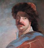Russische school (XVIII) - Retrato de aristócrata con túnica, Antiek en Kunst, Kunst | Schilderijen | Klassiek